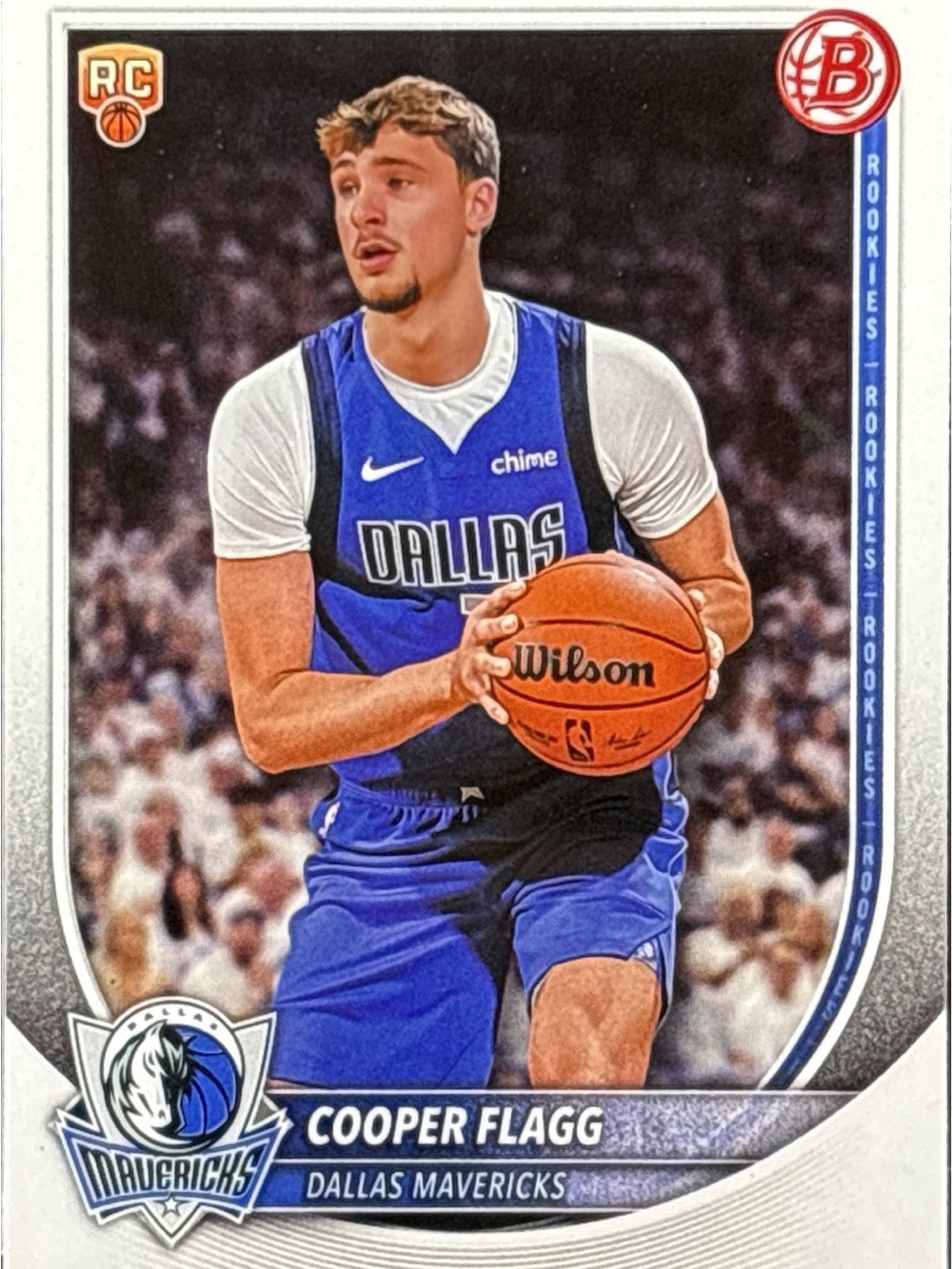 Topps Bowman Dallas Mavericks Rookie Basketball Card - Cooper Flagg